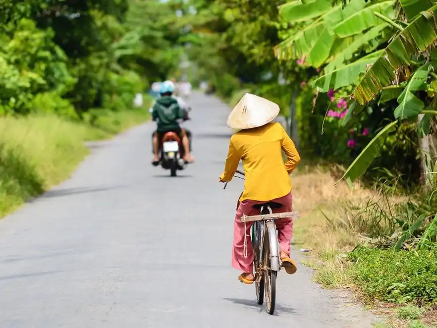 Fahrrad fahren in Vietnam