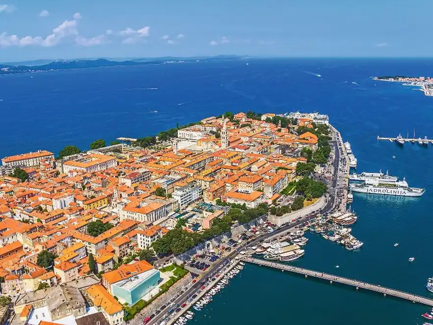 Zadar an der dalmatinischen Küste Kroatiens