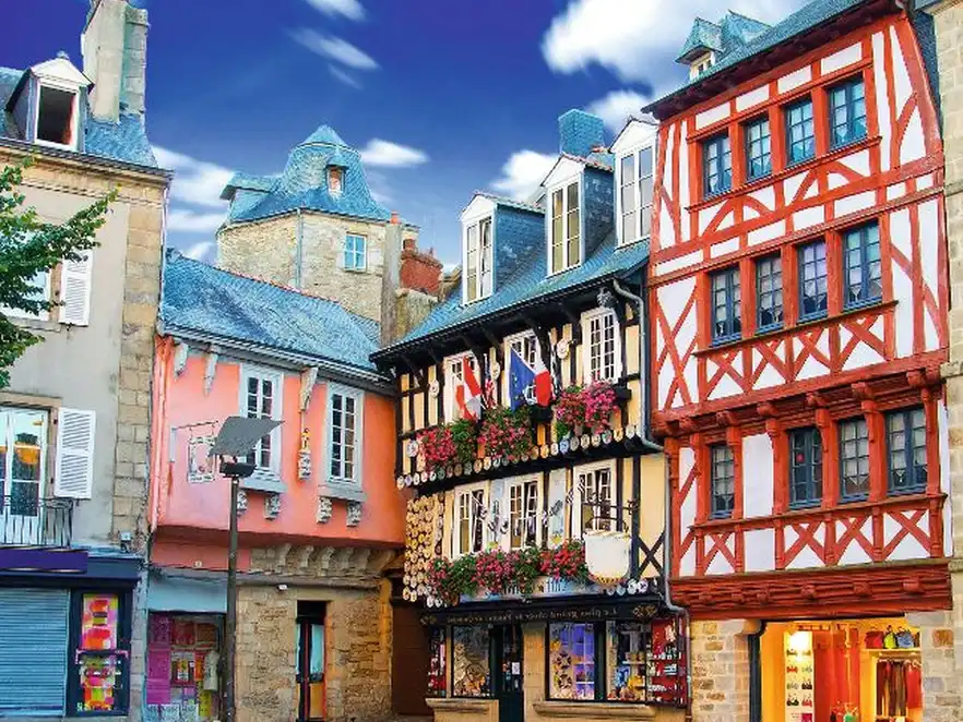 Quimper in der Bretagne,Frankreich