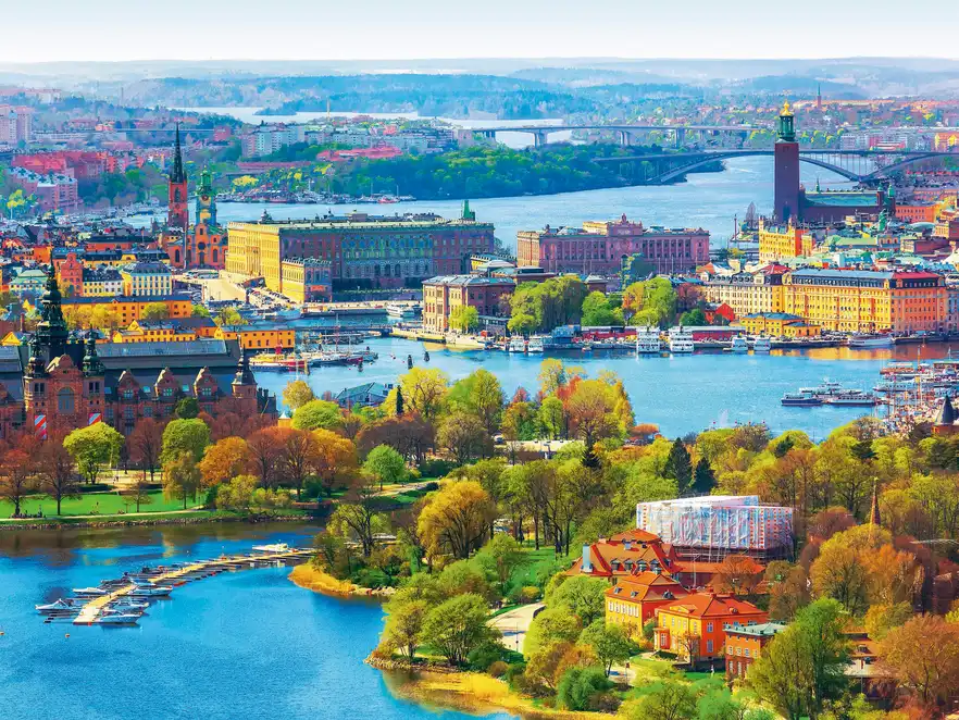 Panorama von Stockholm, Schweden