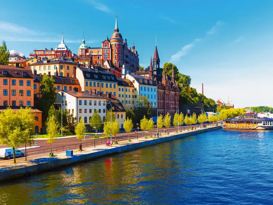 Altstadt in Stockholm, Schweden
