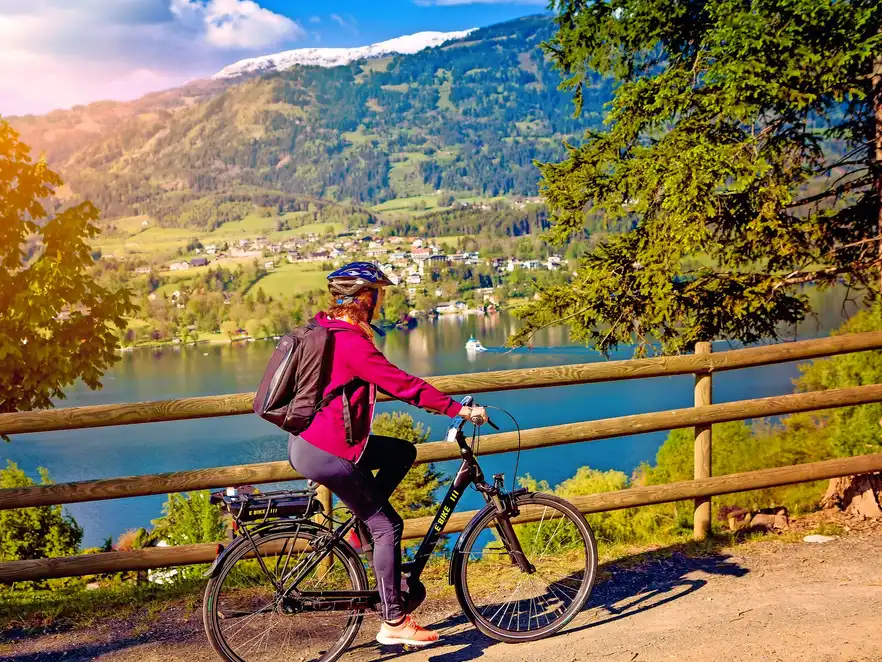 Radfahren am See