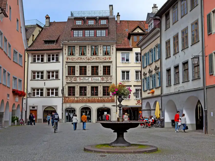 Marktgasse, Feldkirch, Vorarlberg, Österreich