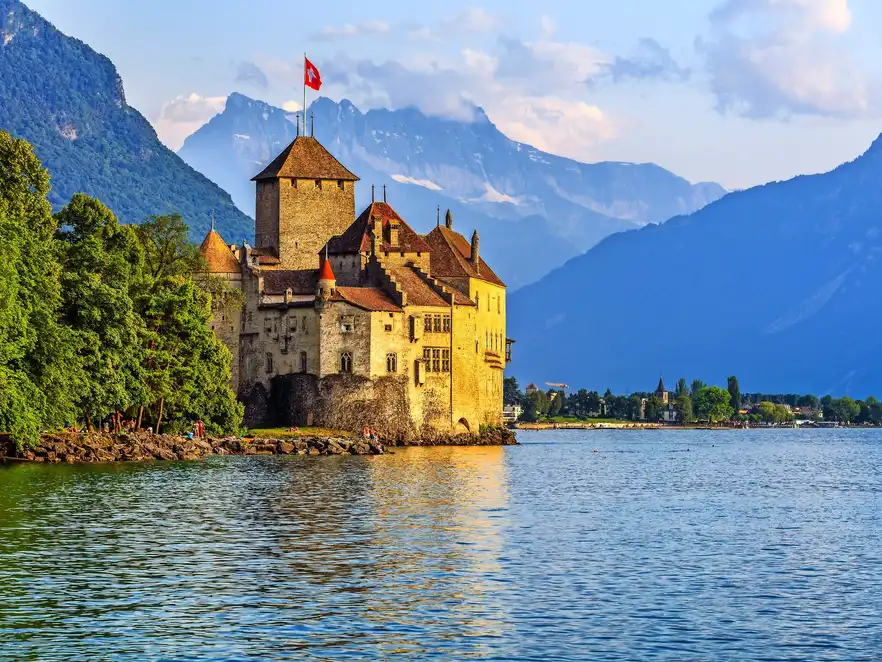 Schloss Chillon am Genfer See