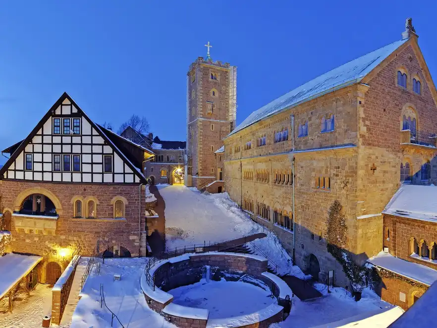 Wartburg im Winter