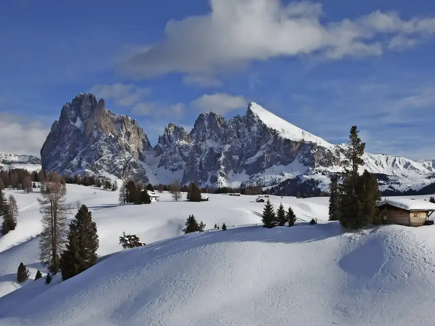 Dolomiten im Winter 