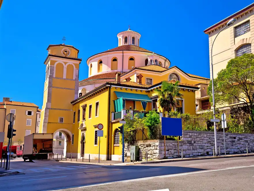 Rijeka in der Kvarner Bucht, Kroatien