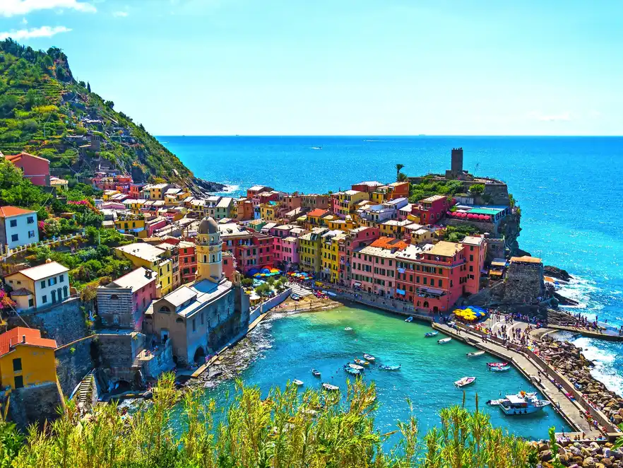 Blick auf Vernazza