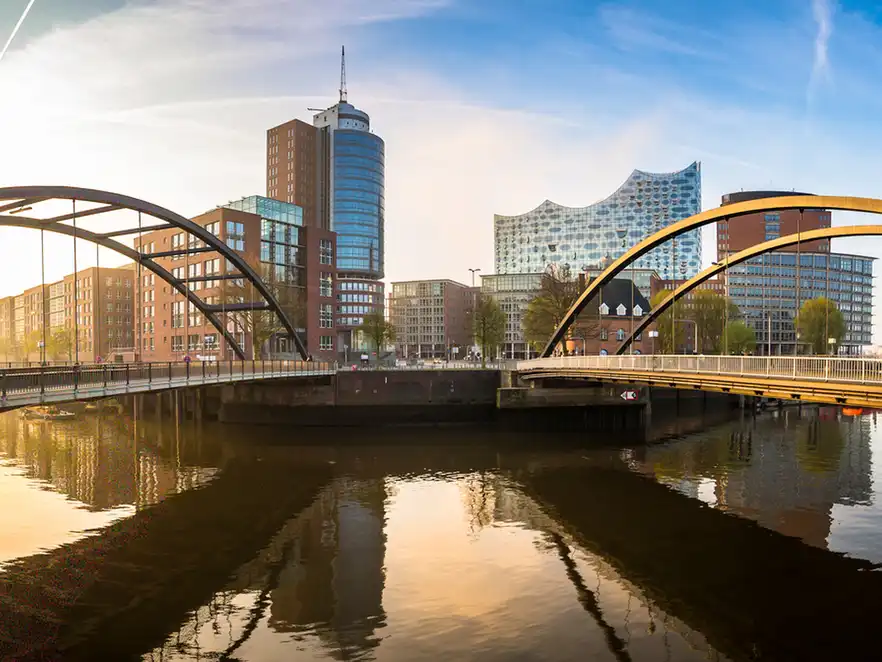 Speicherstadt von Hamburg, Deutschland