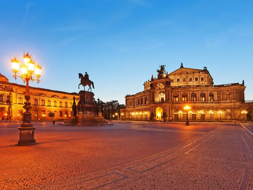 Semperoper in Dresden, Deutschland