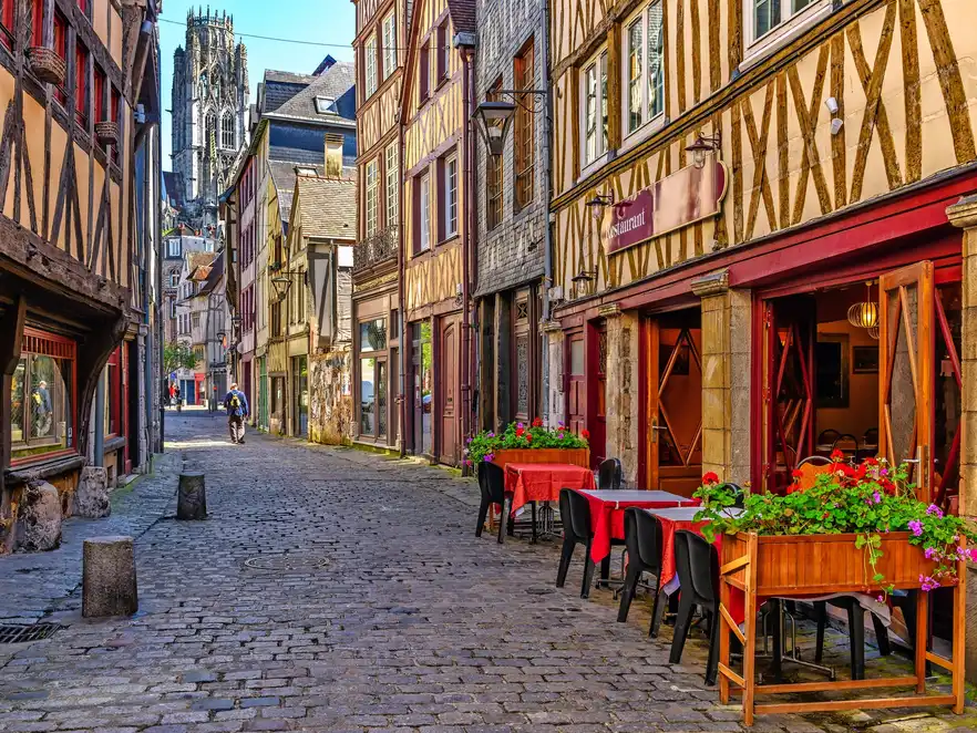 Altstadt von Rouen in der Normandie, Frankreich